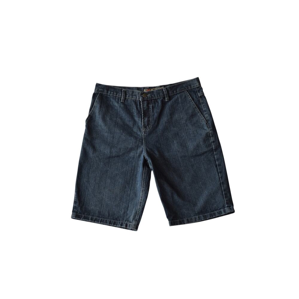 Vintage Y2K Dark Wash Men's Denim Shorts Size Medium